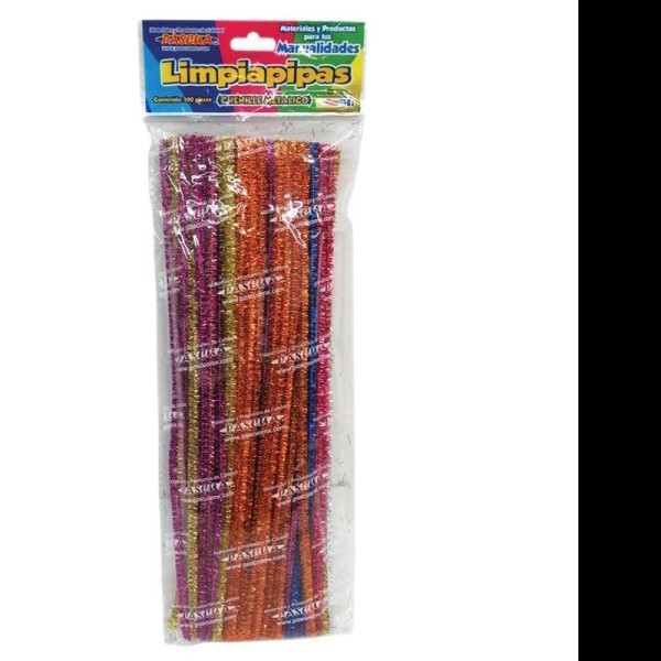 LIMPIAPIPAS MET. BOL. C100 PZ. COL. SURT. PASCUA C.100